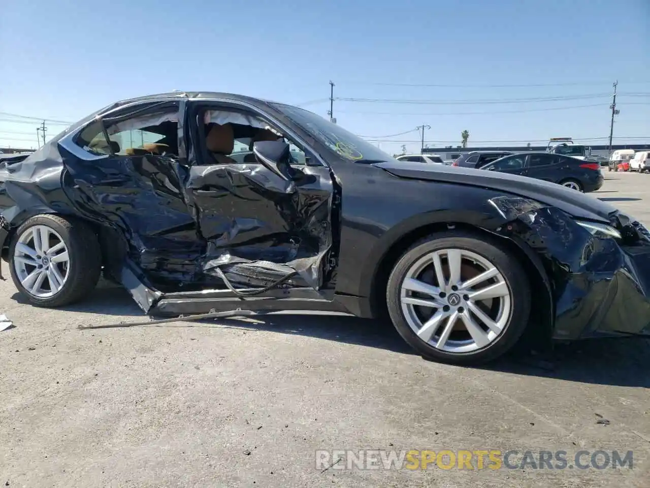 9 Photograph of a damaged car JTHAA1D23M5110468 LEXUS IS 2021