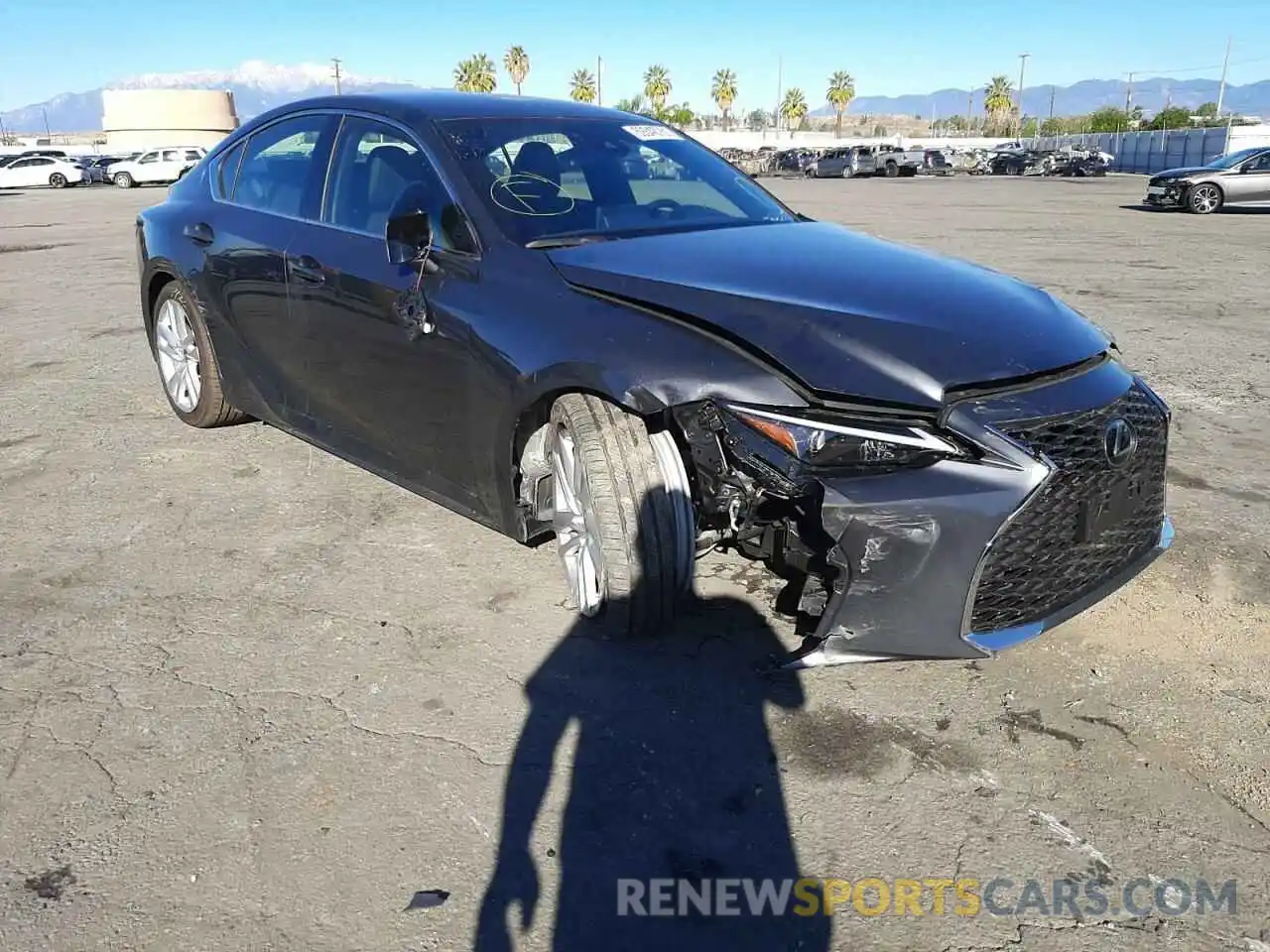 1 Photograph of a damaged car JTHAA1D23M5111166 LEXUS IS 2021