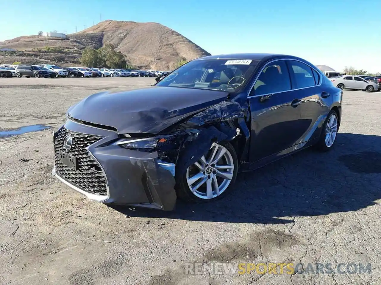 2 Photograph of a damaged car JTHAA1D23M5111166 LEXUS IS 2021