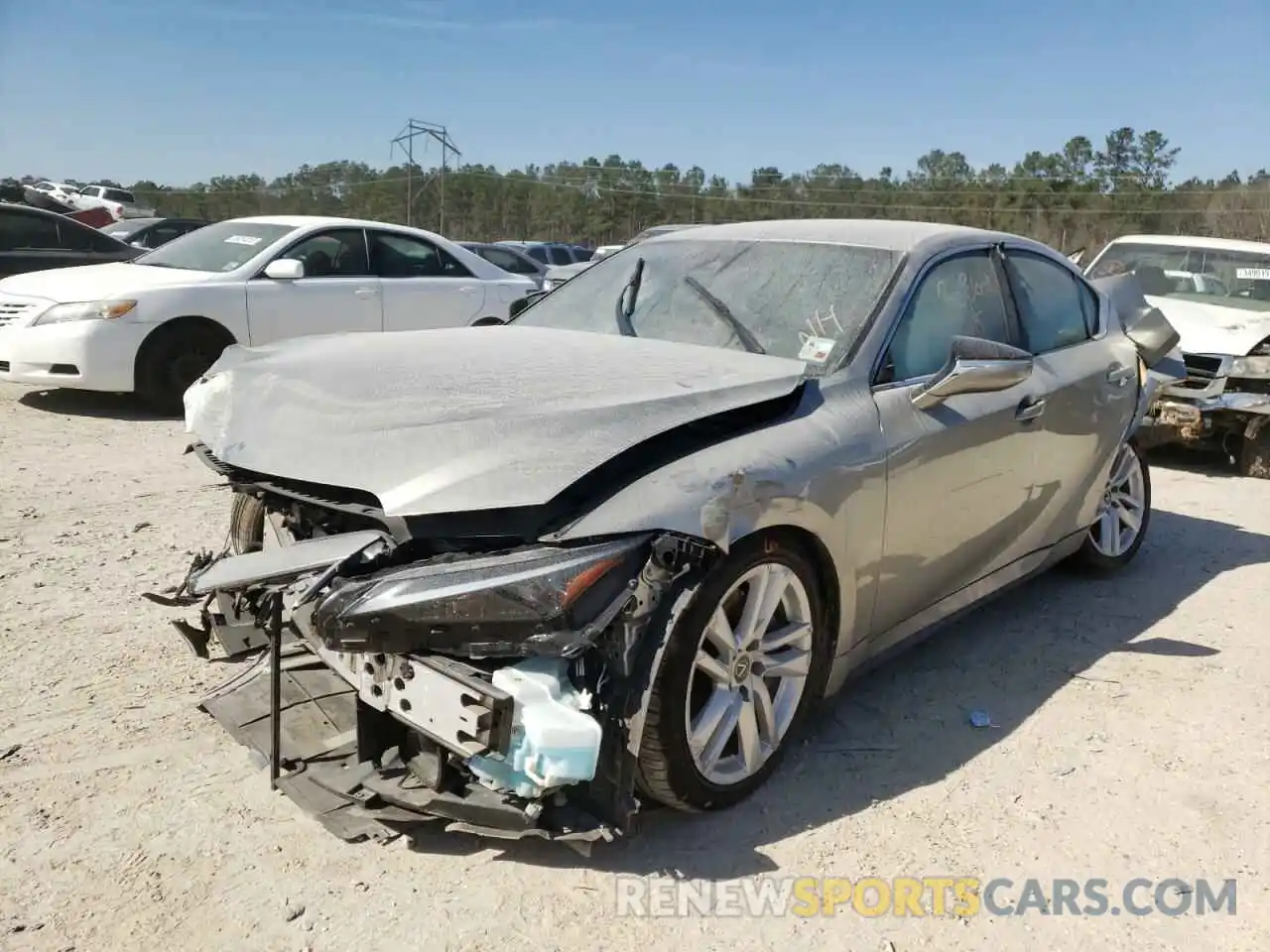 2 Photograph of a damaged car JTHAA1D23M5112639 LEXUS IS 2021