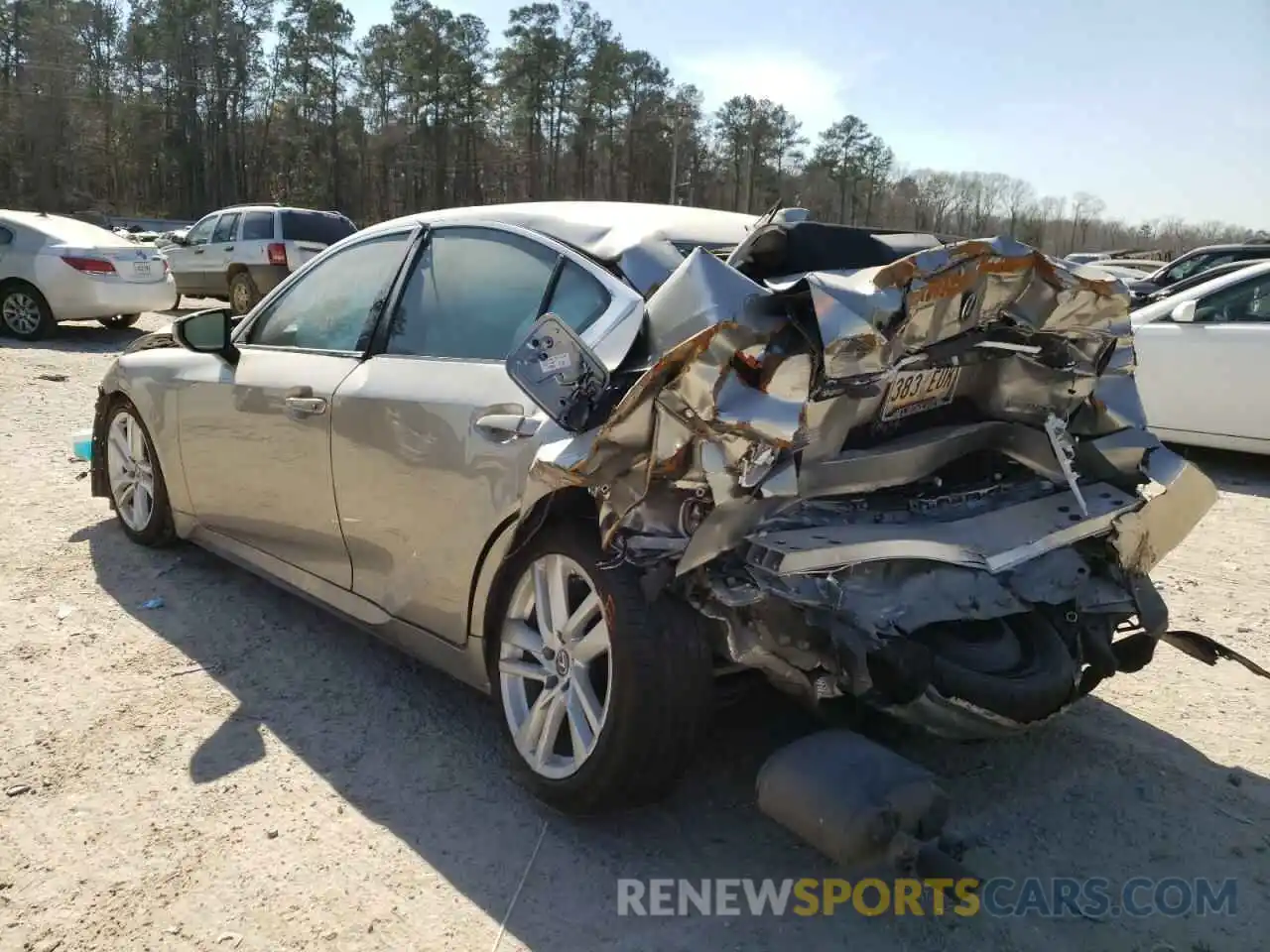 3 Photograph of a damaged car JTHAA1D23M5112639 LEXUS IS 2021