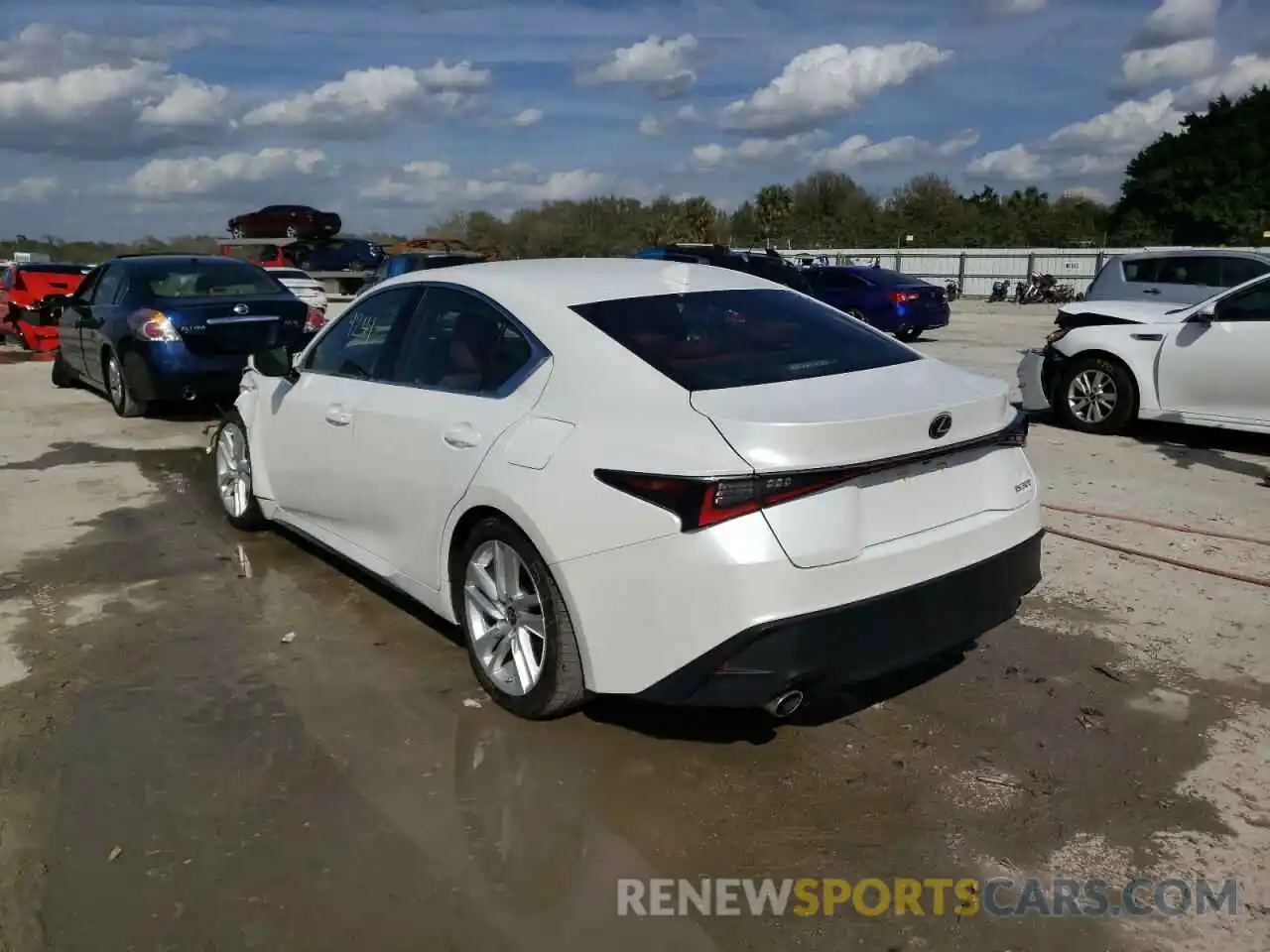 3 Photograph of a damaged car JTHAA1D25M5111184 LEXUS IS 2021