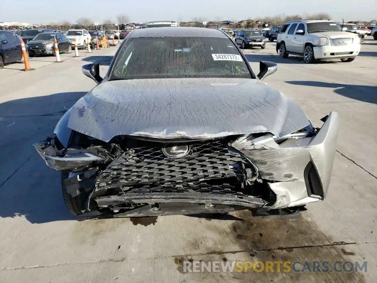 9 Photograph of a damaged car JTHAA1D25M5113498 LEXUS IS 2021