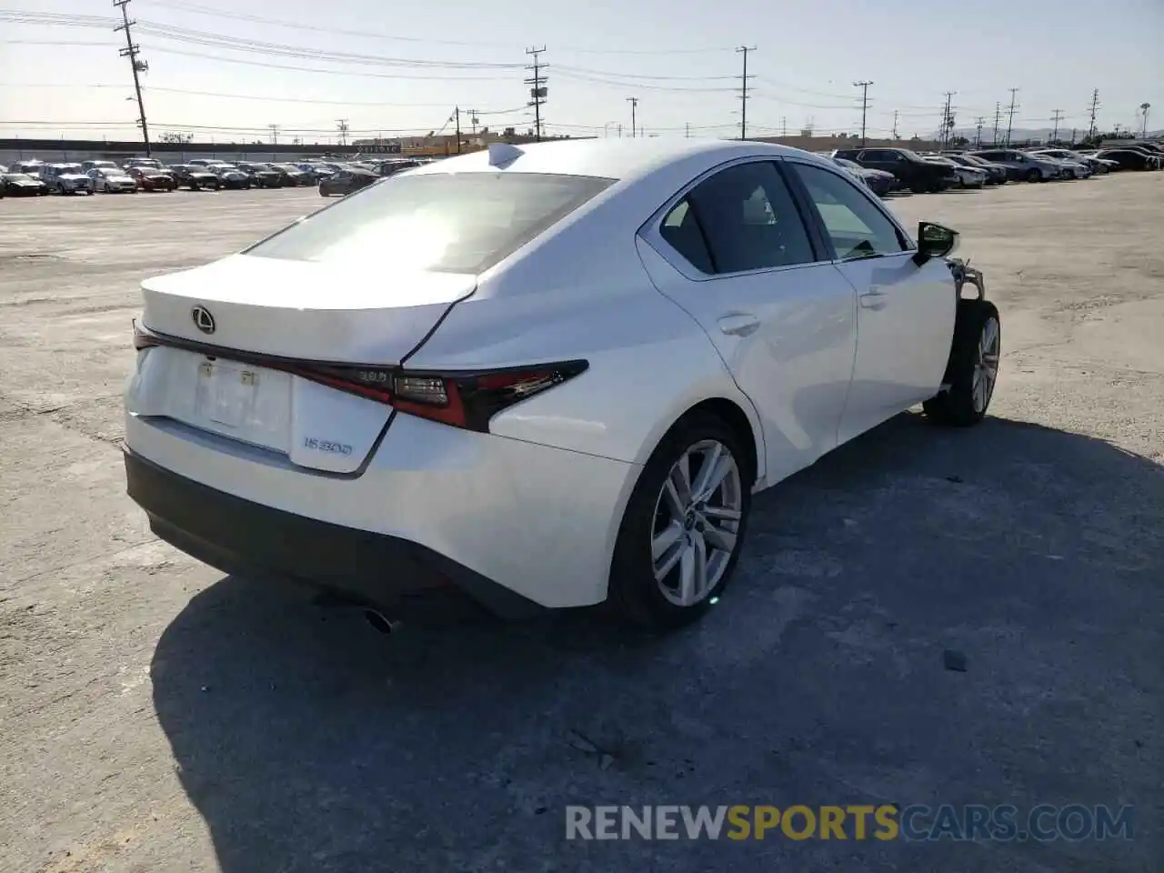 4 Photograph of a damaged car JTHAA1D25M5113761 LEXUS IS 2021