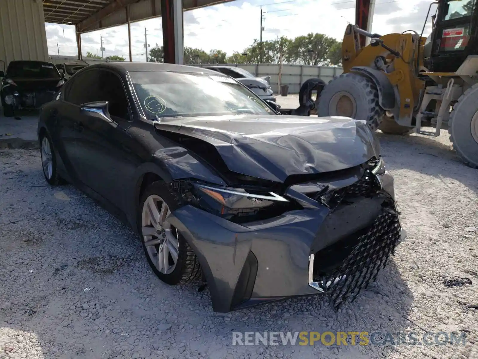 1 Photograph of a damaged car JTHAA1D25M5114795 LEXUS IS 2021