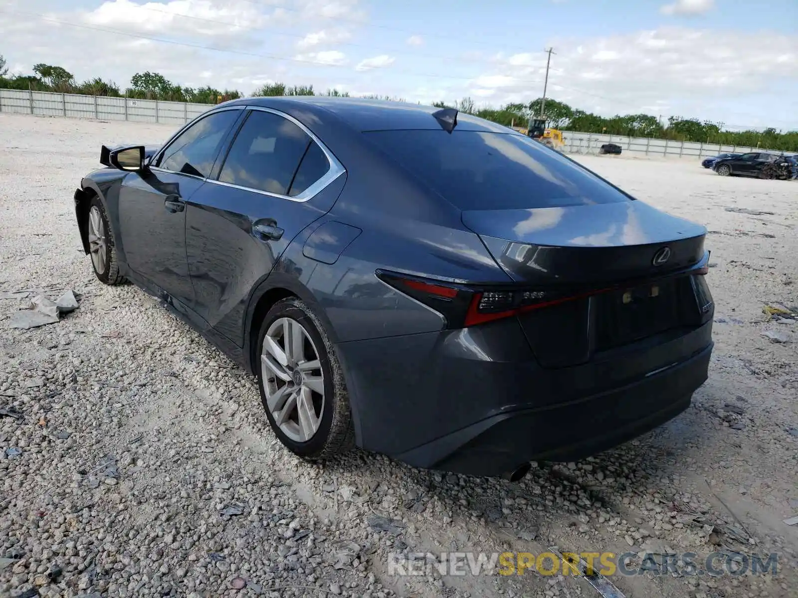 3 Photograph of a damaged car JTHAA1D25M5114795 LEXUS IS 2021