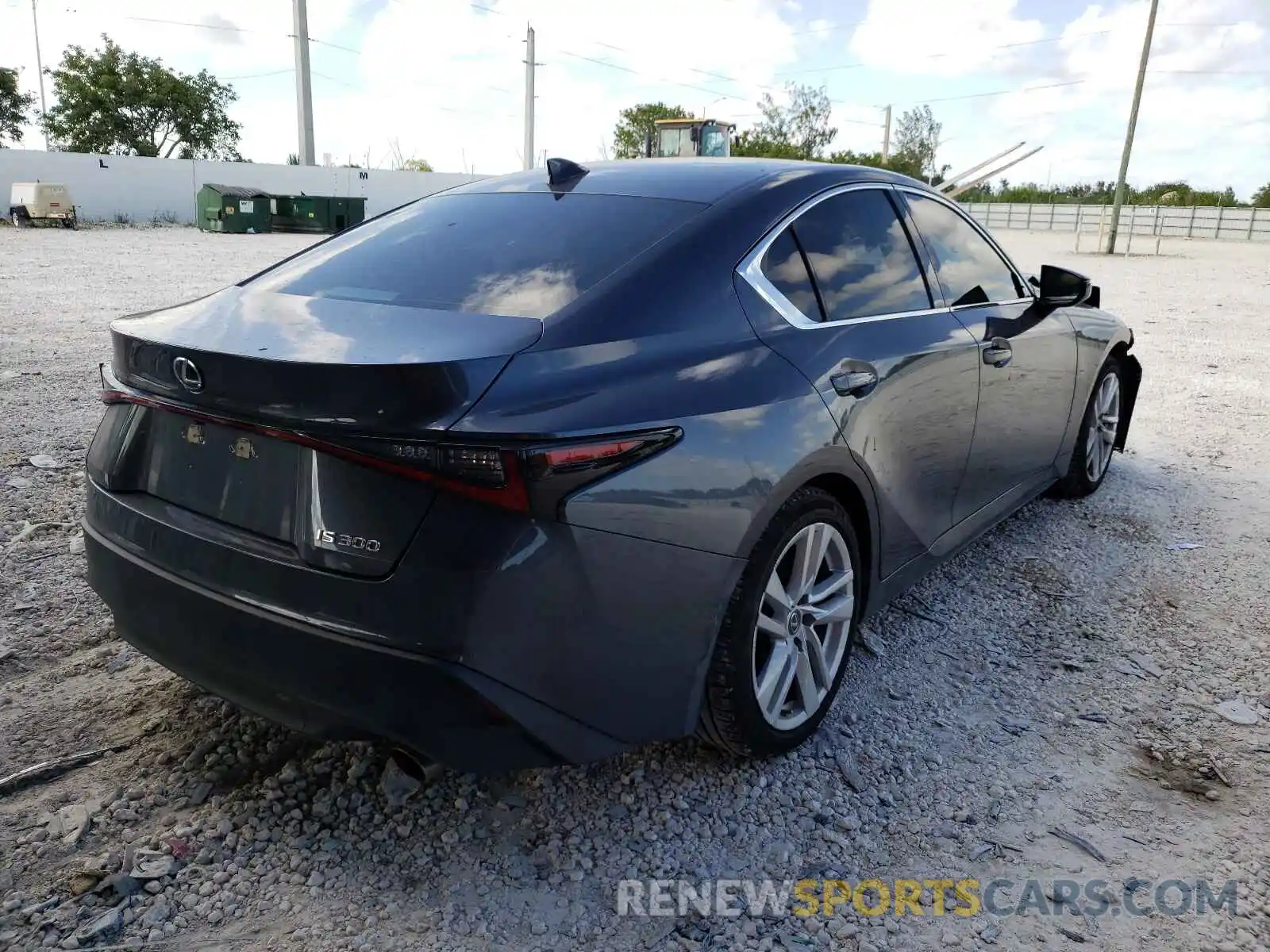 4 Photograph of a damaged car JTHAA1D25M5114795 LEXUS IS 2021