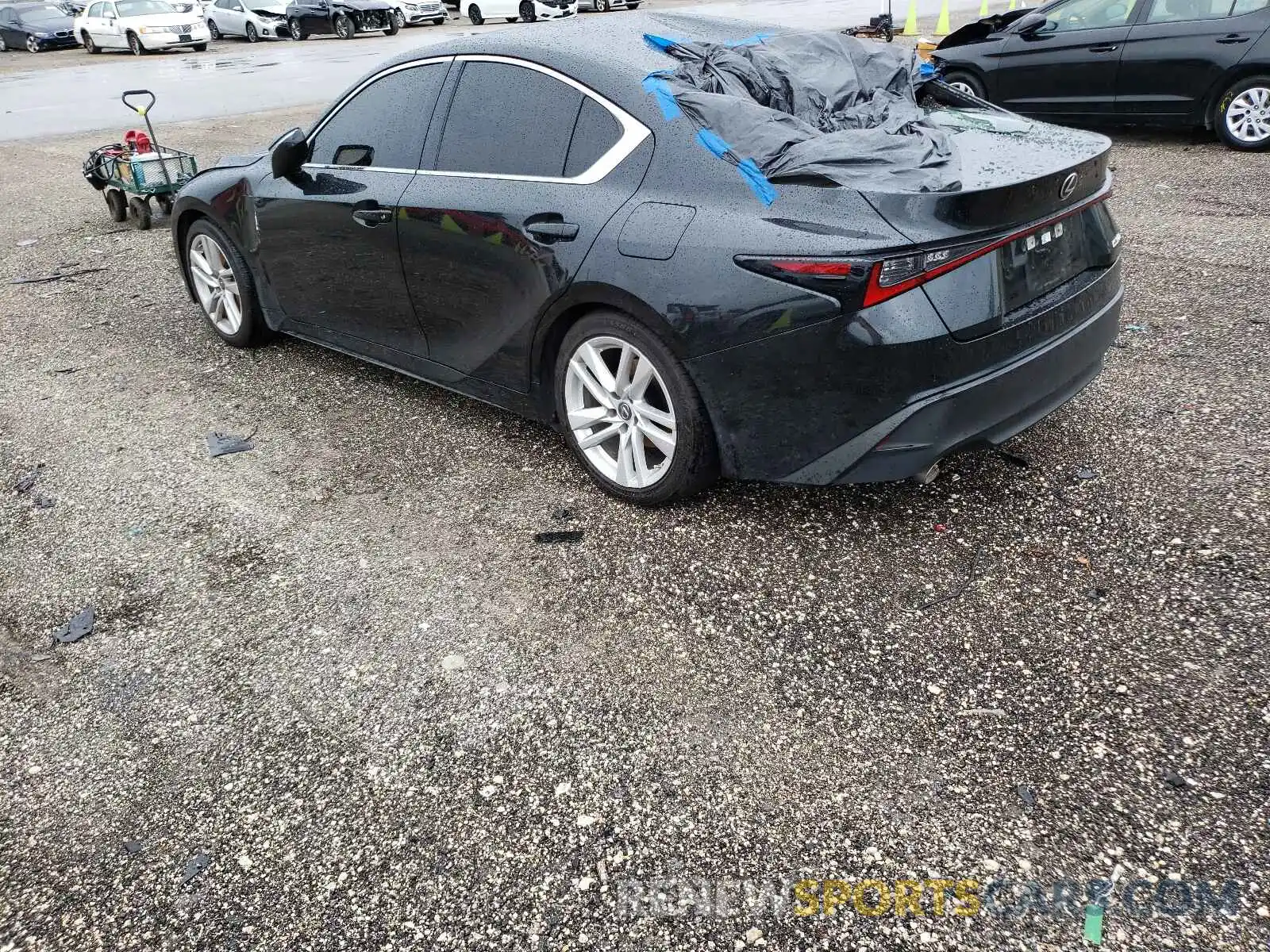 3 Photograph of a damaged car JTHAA1D28M5109994 LEXUS IS 2021