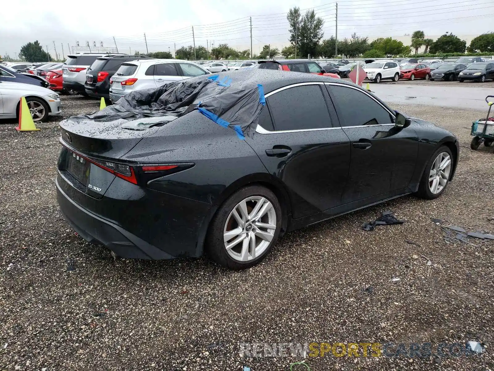 4 Photograph of a damaged car JTHAA1D28M5109994 LEXUS IS 2021