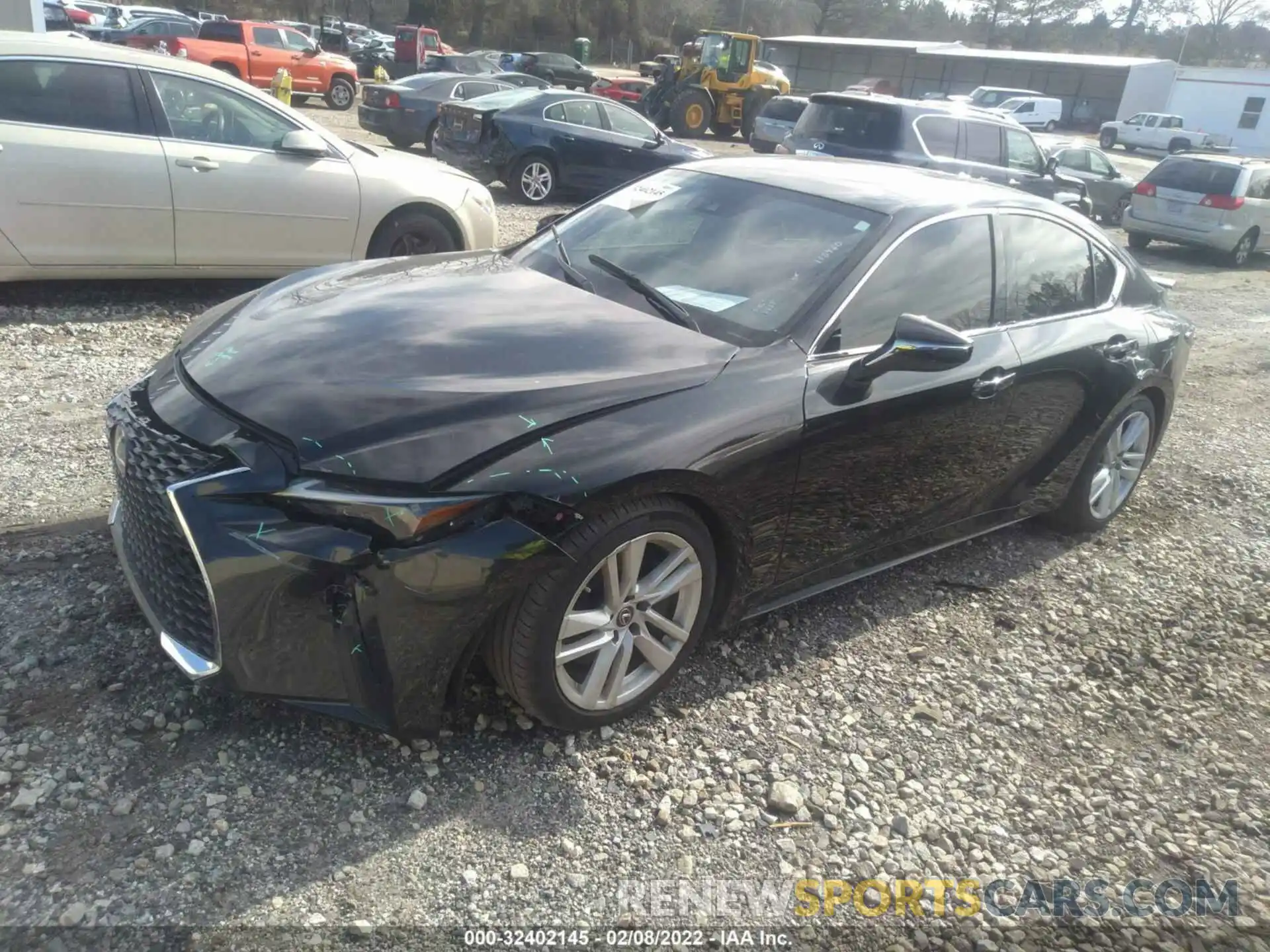 2 Фотография поврежденного автомобиля JTHAA1D28M5110420 LEXUS IS 2021