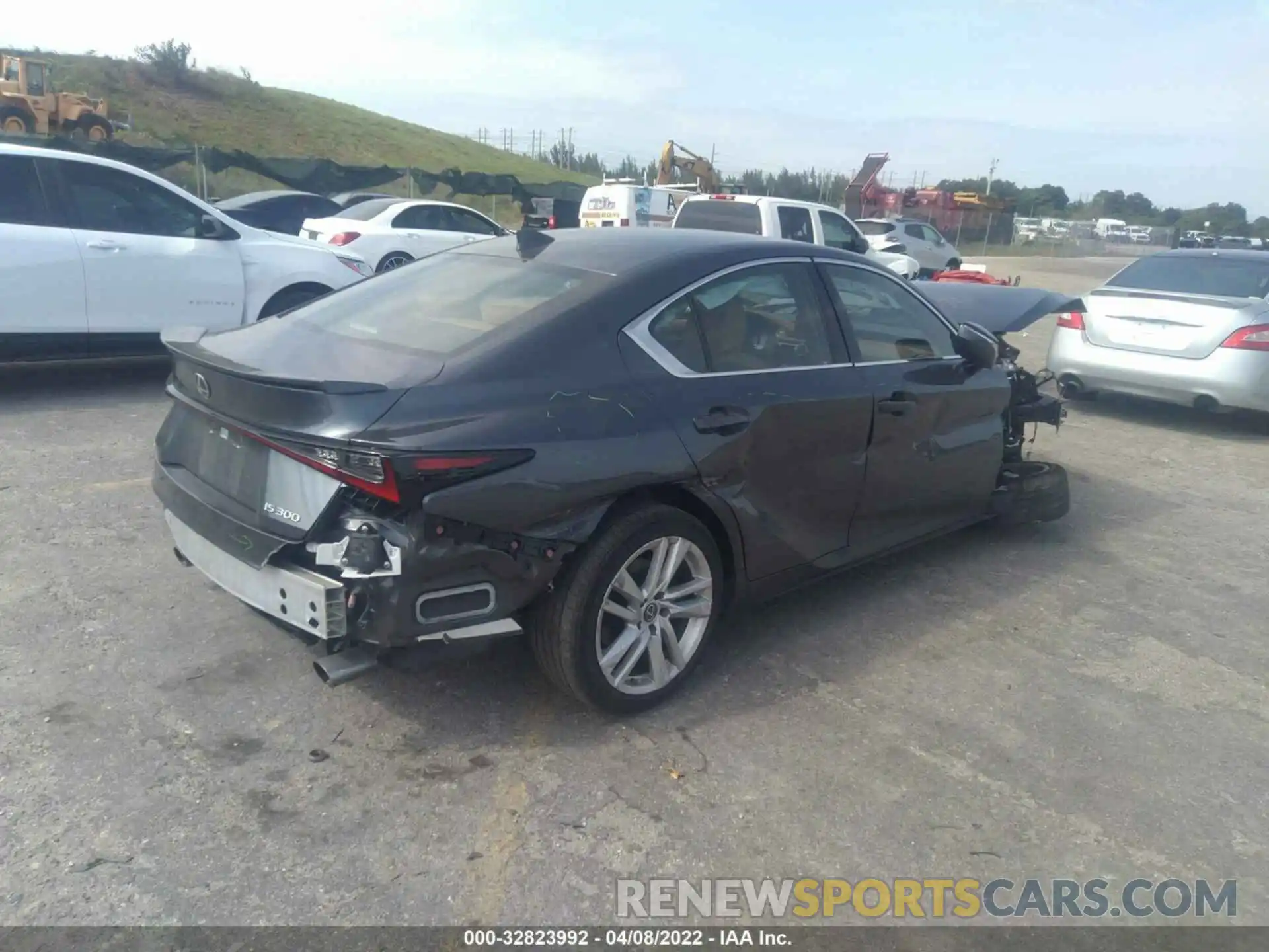 4 Photograph of a damaged car JTHAA1D28M5111387 LEXUS IS 2021