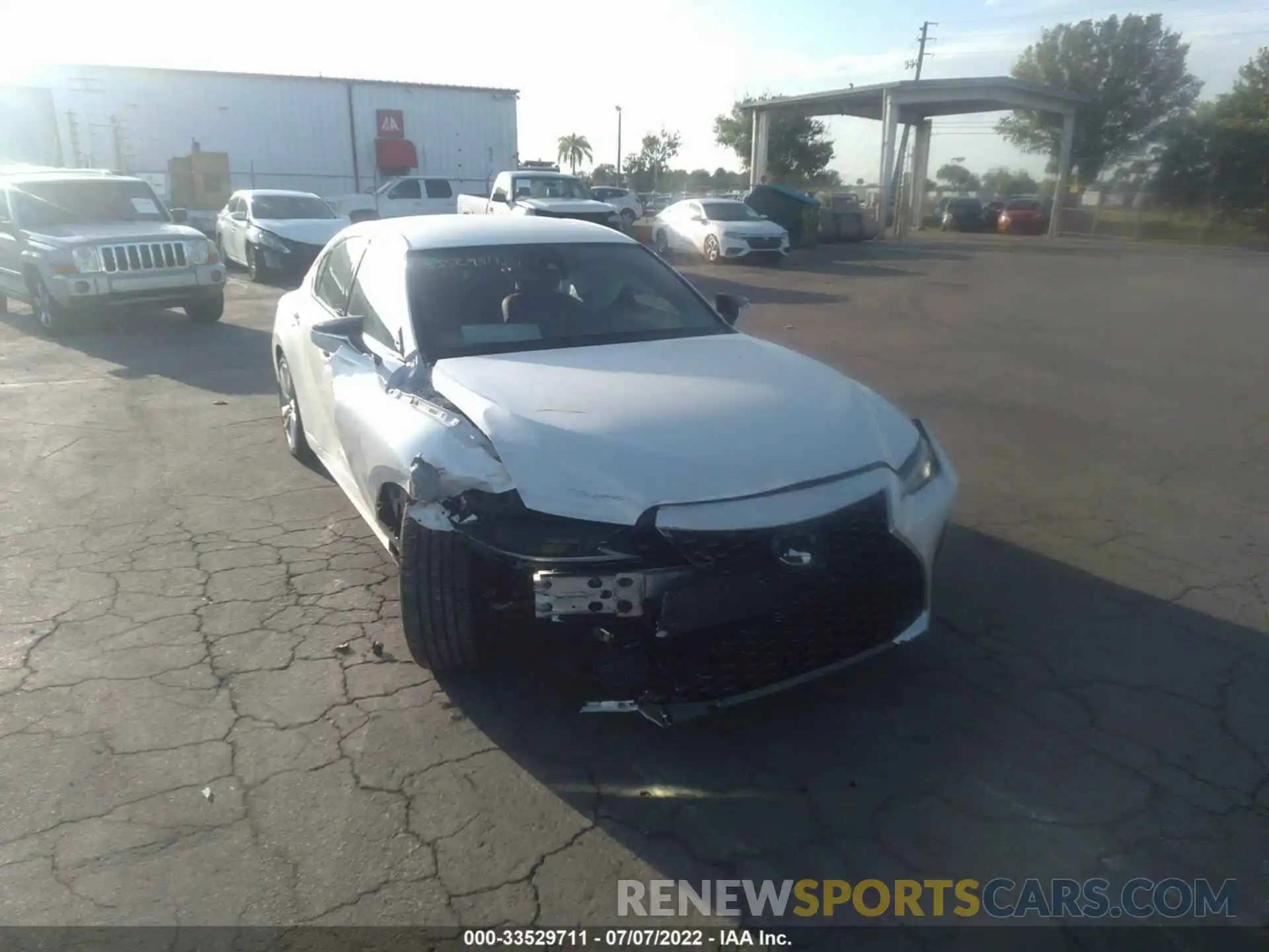 6 Photograph of a damaged car JTHAA1D28M5115293 LEXUS IS 2021