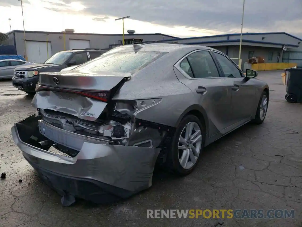 4 Photograph of a damaged car JTHAA1D29M5110877 LEXUS IS 2021