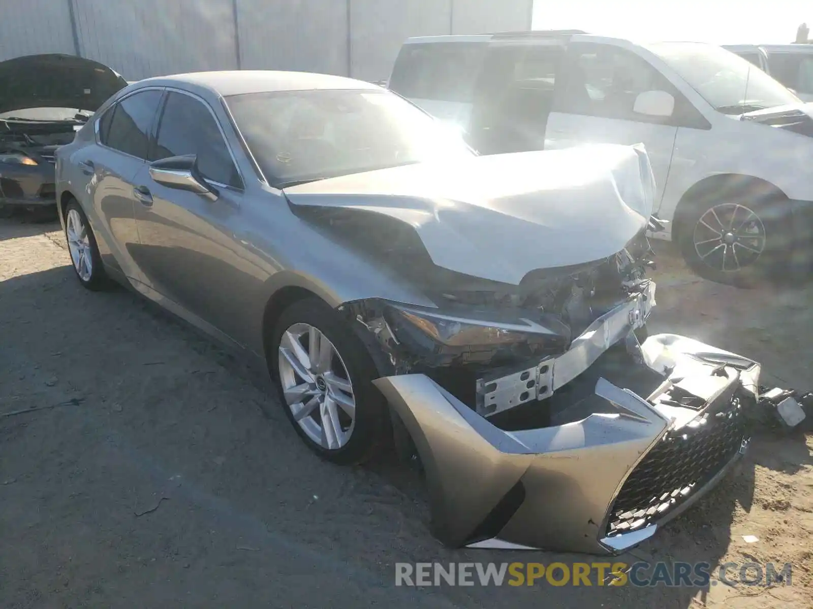 1 Photograph of a damaged car JTHAA1D2XM5109818 LEXUS IS 2021