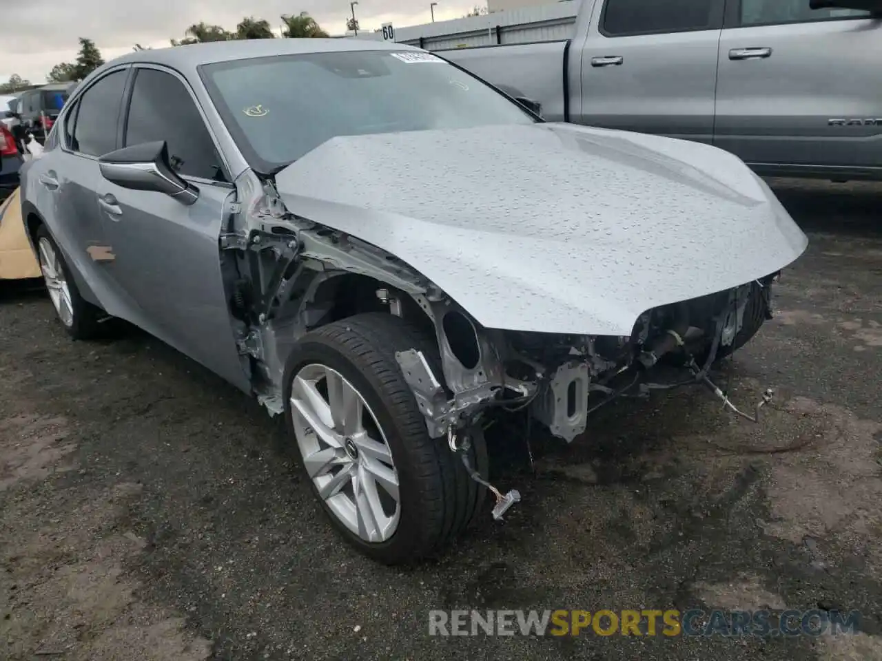 1 Photograph of a damaged car JTHAA1D2XM5113268 LEXUS IS 2021