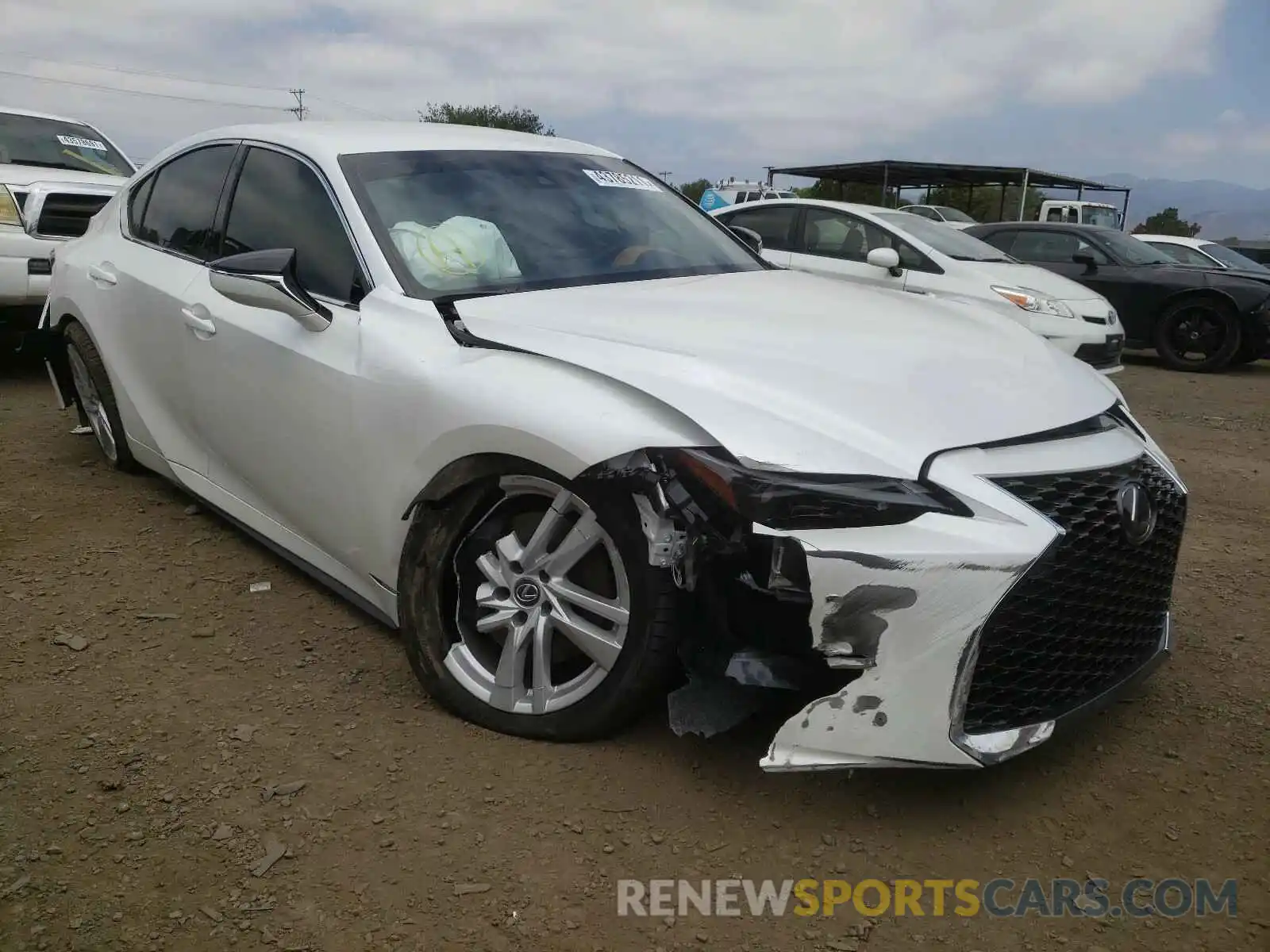 1 Photograph of a damaged car JTHAA1D2XM5113447 LEXUS IS 2021