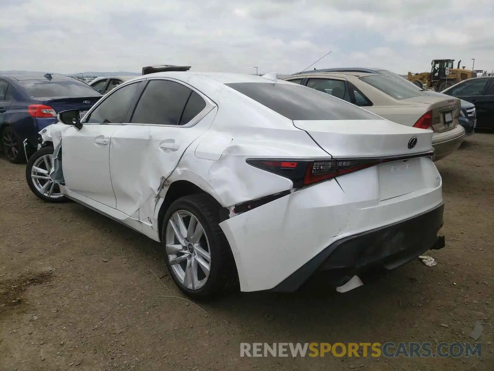 3 Photograph of a damaged car JTHAA1D2XM5113447 LEXUS IS 2021