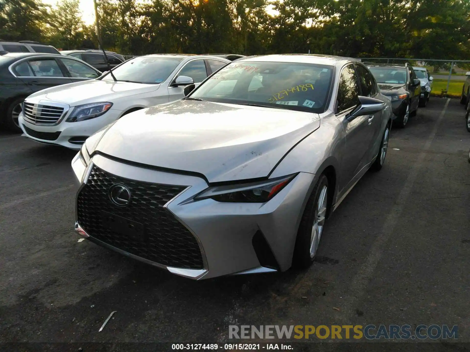 2 Photograph of a damaged car JTHC81F20M5044902 LEXUS IS 2021