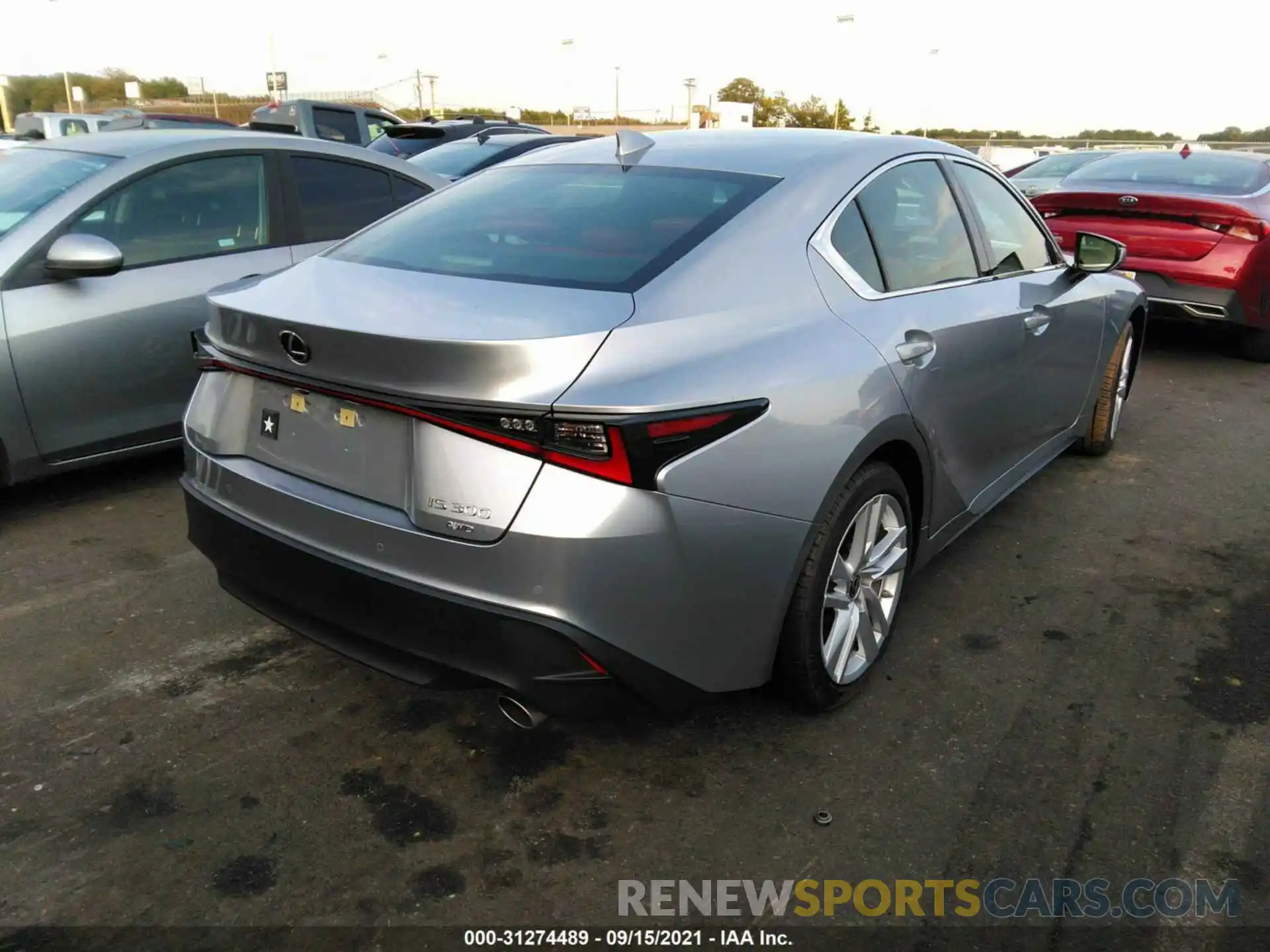 4 Photograph of a damaged car JTHC81F20M5044902 LEXUS IS 2021