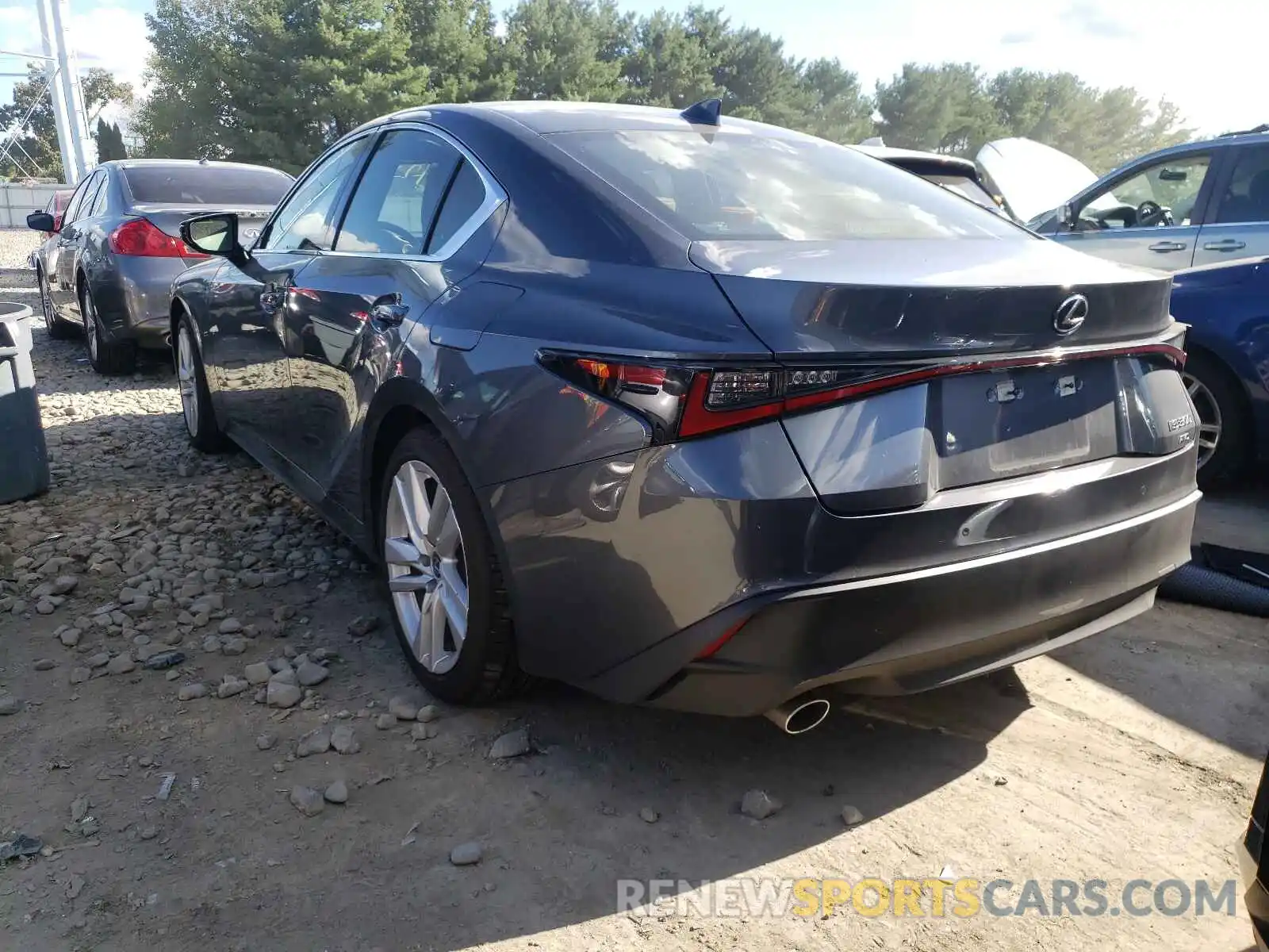 3 Photograph of a damaged car JTHC81F20M5046178 LEXUS IS 2021