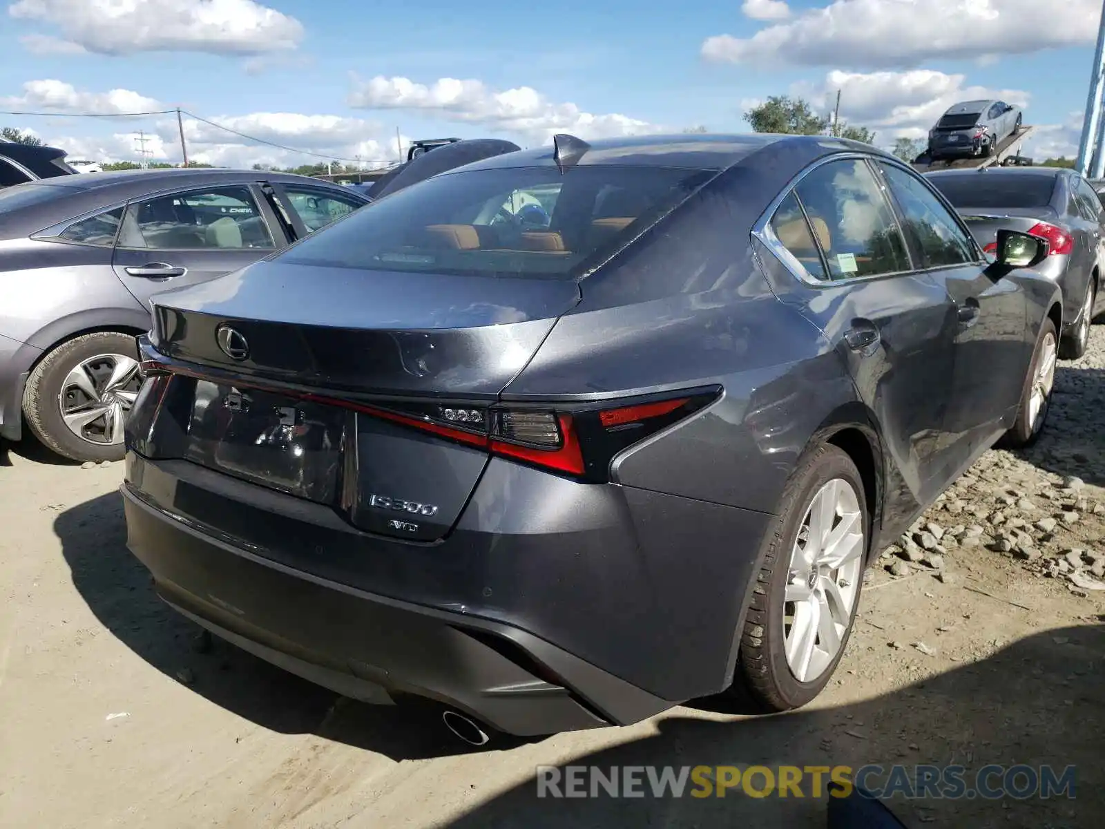 4 Photograph of a damaged car JTHC81F20M5046178 LEXUS IS 2021