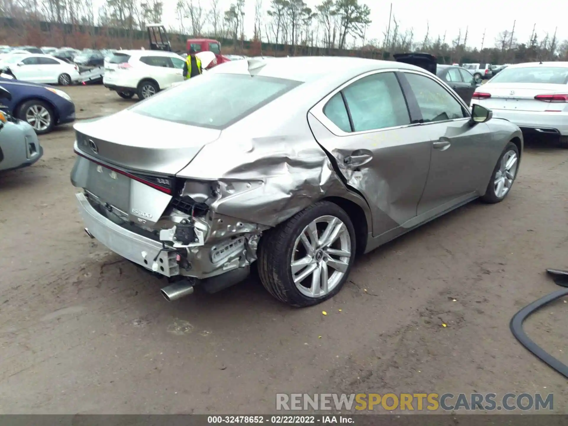 4 Photograph of a damaged car JTHC81F21M5044875 LEXUS IS 2021