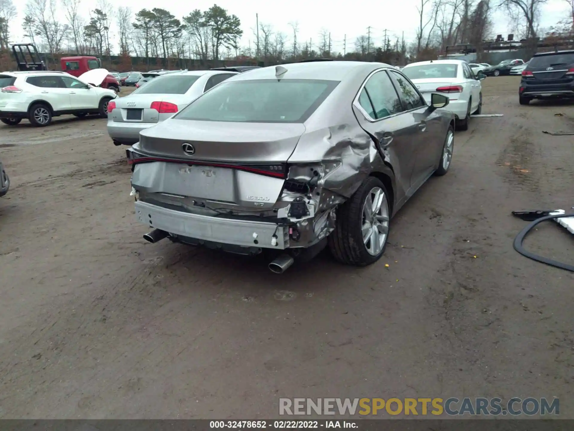 6 Photograph of a damaged car JTHC81F21M5044875 LEXUS IS 2021