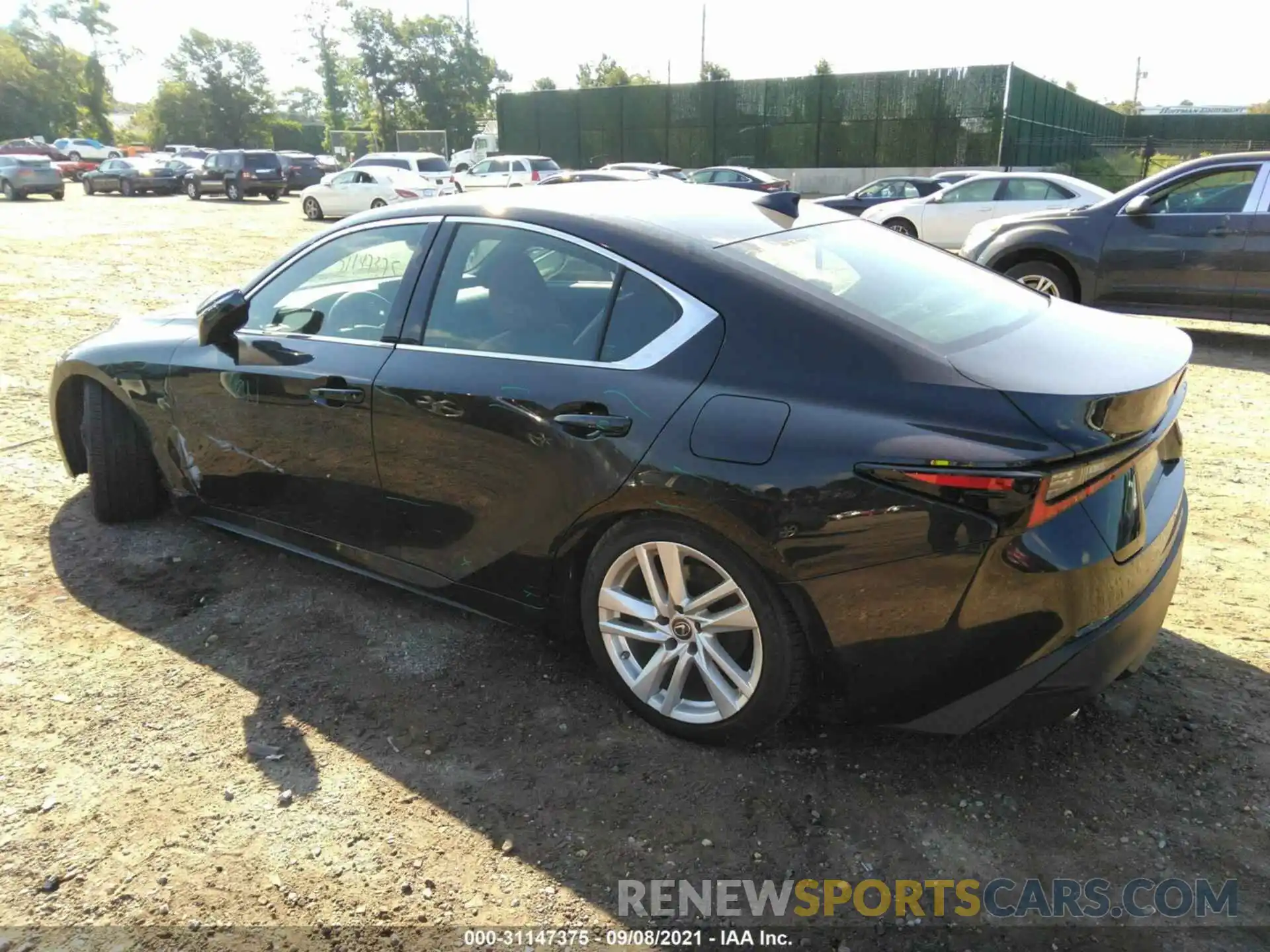 3 Photograph of a damaged car JTHC81F23M5043372 LEXUS IS 2021