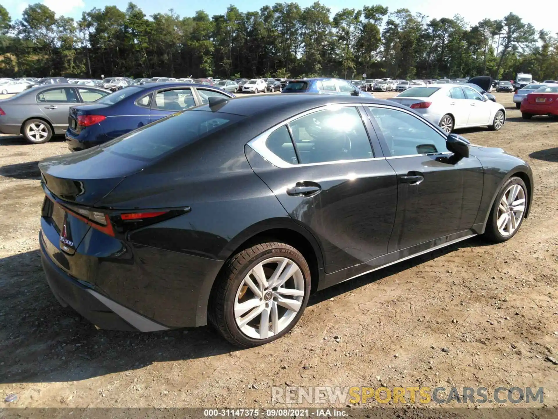 4 Photograph of a damaged car JTHC81F23M5043372 LEXUS IS 2021