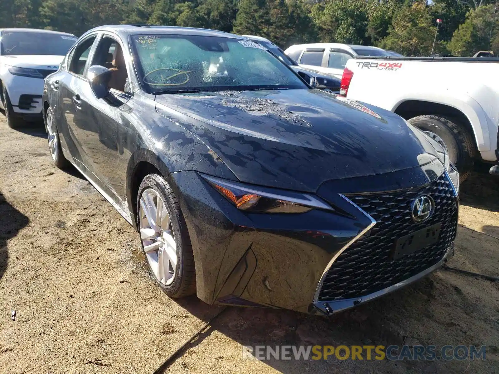 1 Photograph of a damaged car JTHC81F23M5044697 LEXUS IS 2021