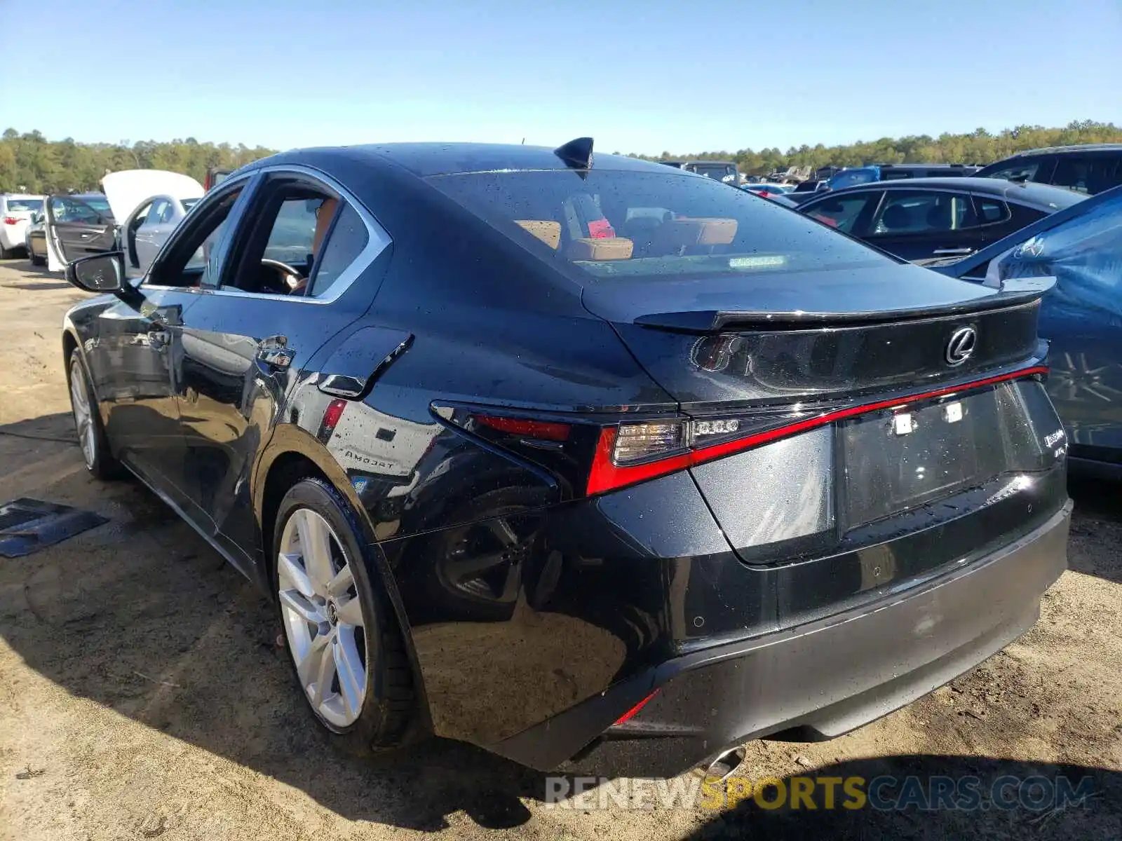 3 Photograph of a damaged car JTHC81F23M5044697 LEXUS IS 2021