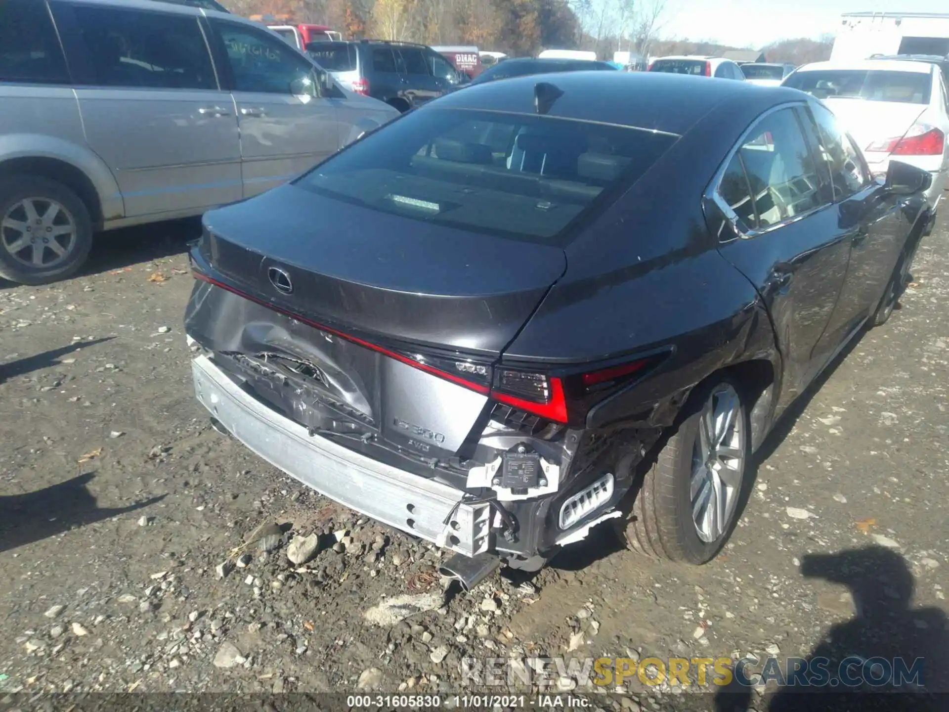 6 Photograph of a damaged car JTHC81F23M5046174 LEXUS IS 2021