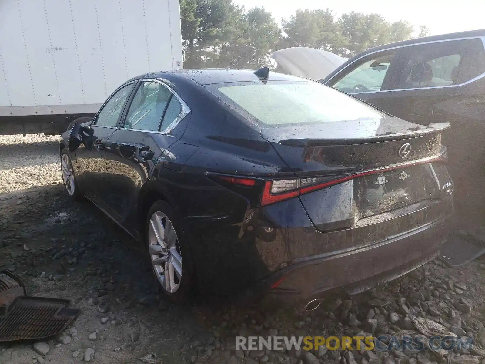 3 Photograph of a damaged car JTHC81F24M5043607 LEXUS IS 2021