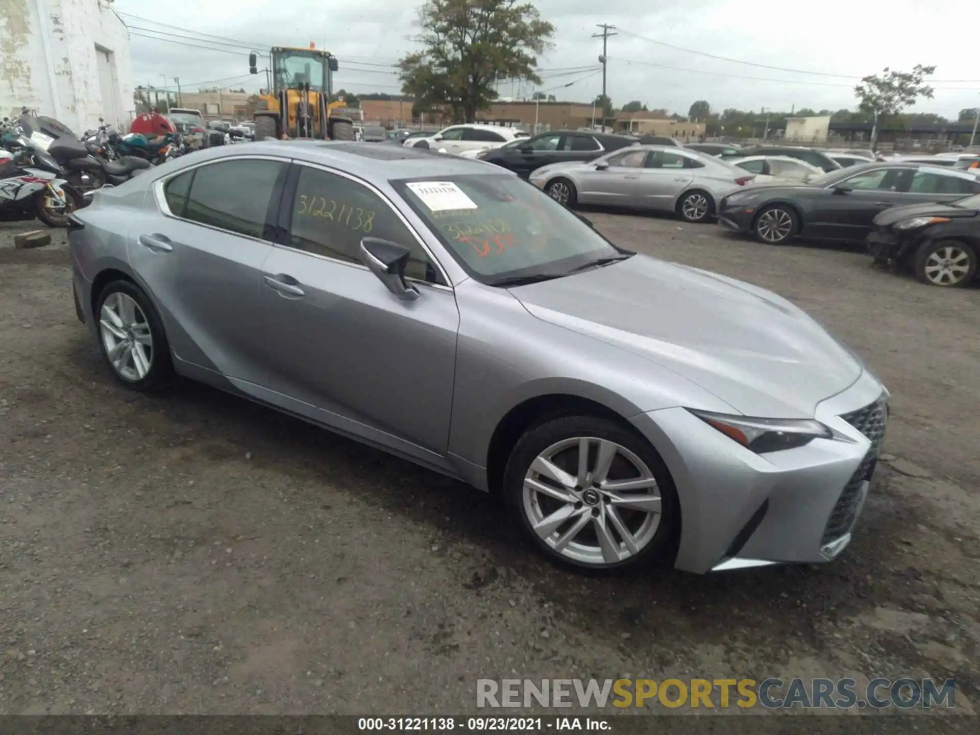 1 Photograph of a damaged car JTHC81F25M5046984 LEXUS IS 2021