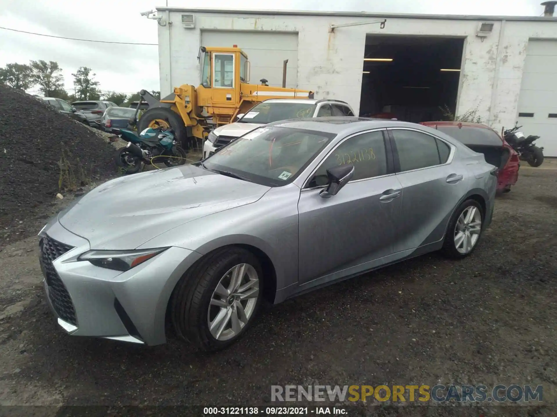 2 Photograph of a damaged car JTHC81F25M5046984 LEXUS IS 2021