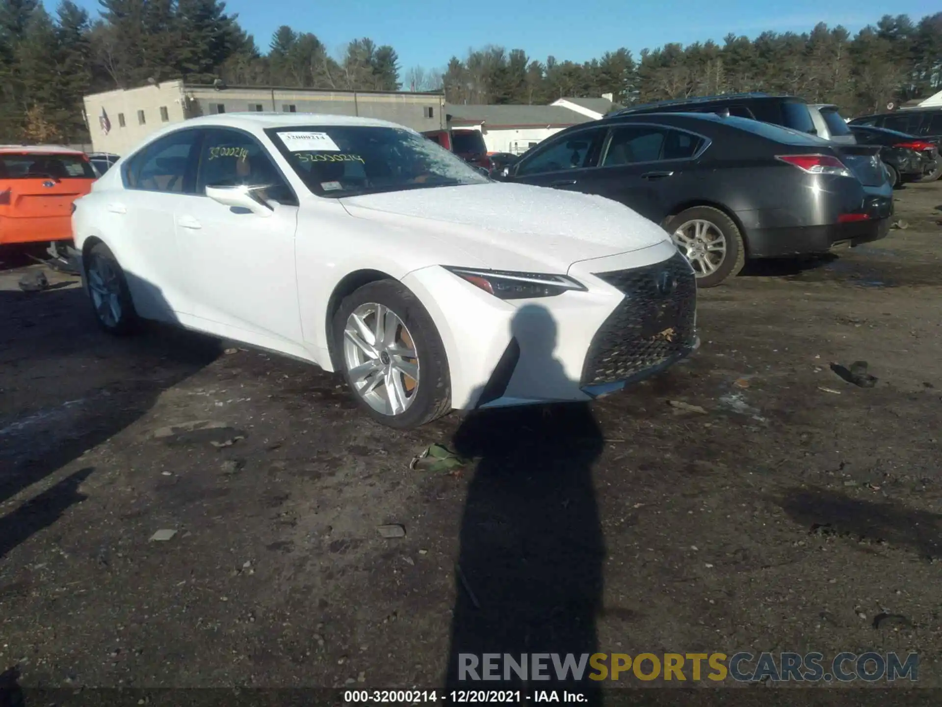 1 Photograph of a damaged car JTHC81F26M5044418 LEXUS IS 2021