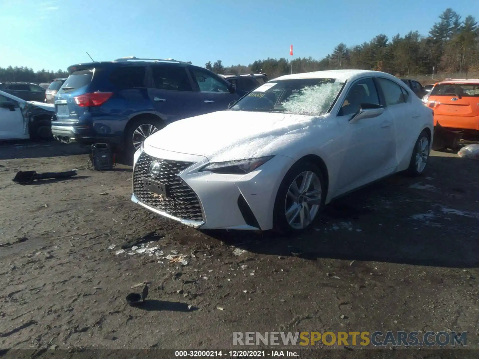 2 Photograph of a damaged car JTHC81F26M5044418 LEXUS IS 2021