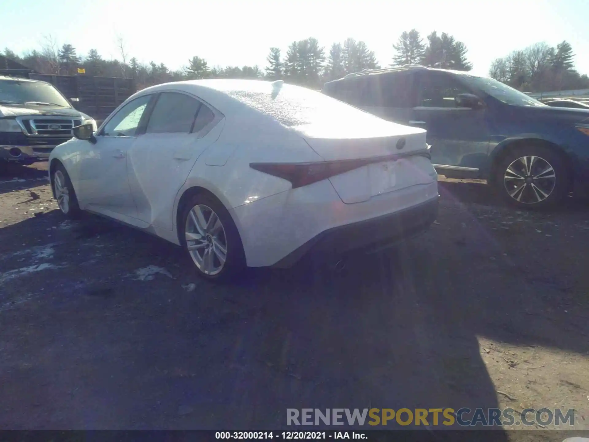 3 Photograph of a damaged car JTHC81F26M5044418 LEXUS IS 2021