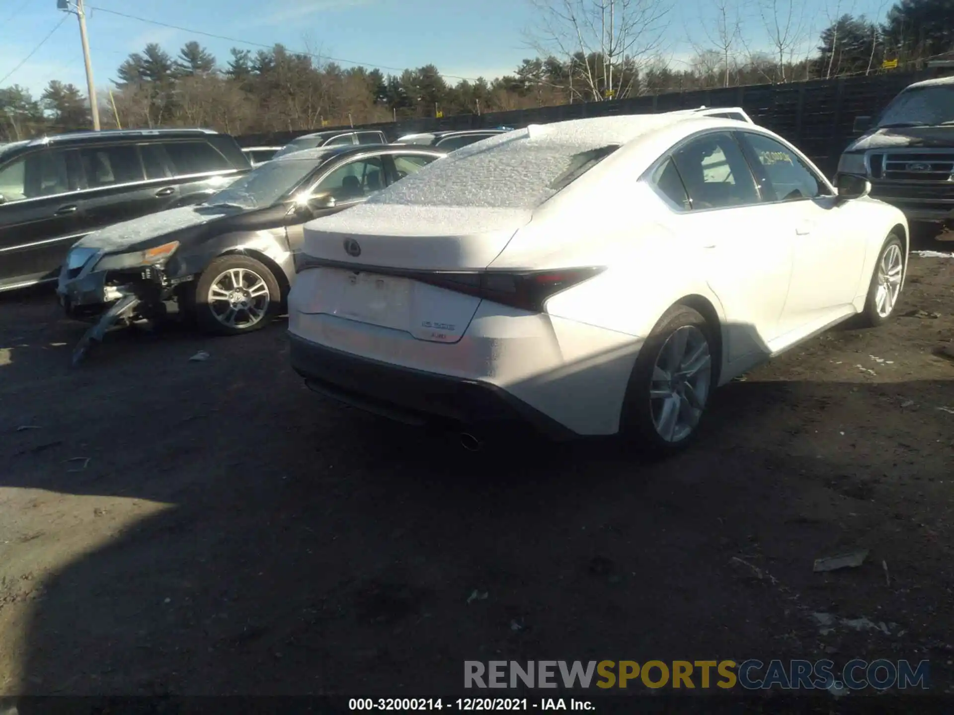 4 Photograph of a damaged car JTHC81F26M5044418 LEXUS IS 2021