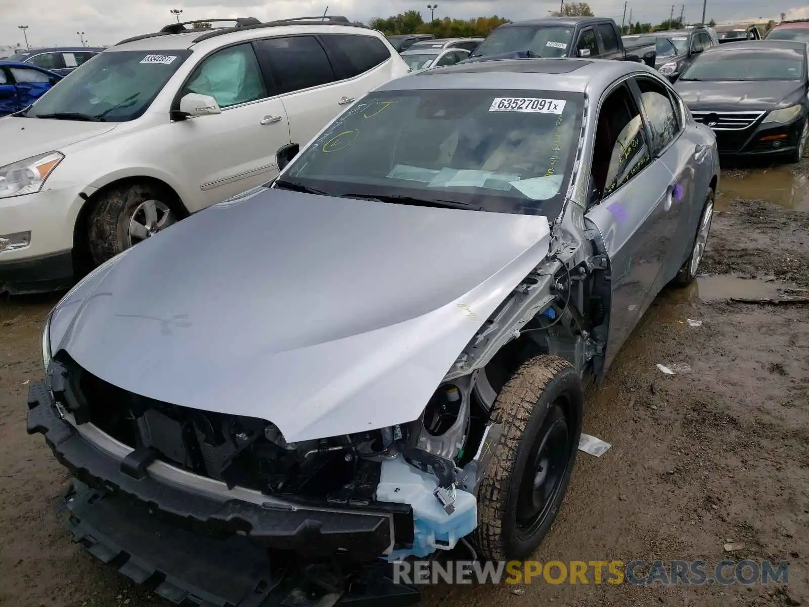 2 Photograph of a damaged car JTHC81F26M5045813 LEXUS IS 2021