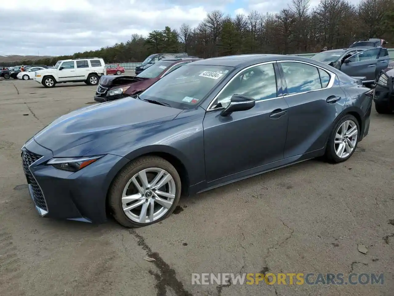 1 Photograph of a damaged car JTHC81F28M5047286 LEXUS IS 2021