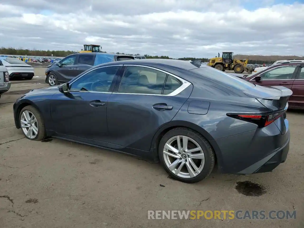 2 Photograph of a damaged car JTHC81F28M5047286 LEXUS IS 2021