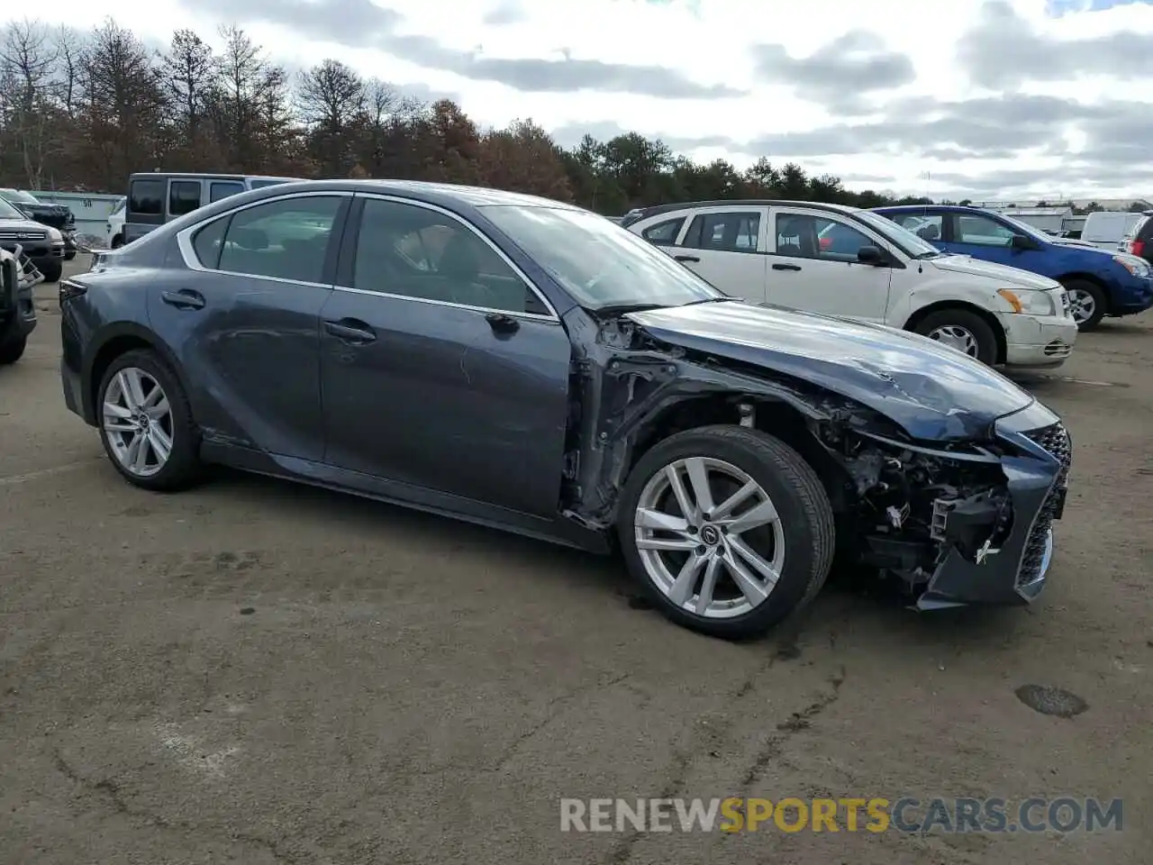 4 Photograph of a damaged car JTHC81F28M5047286 LEXUS IS 2021