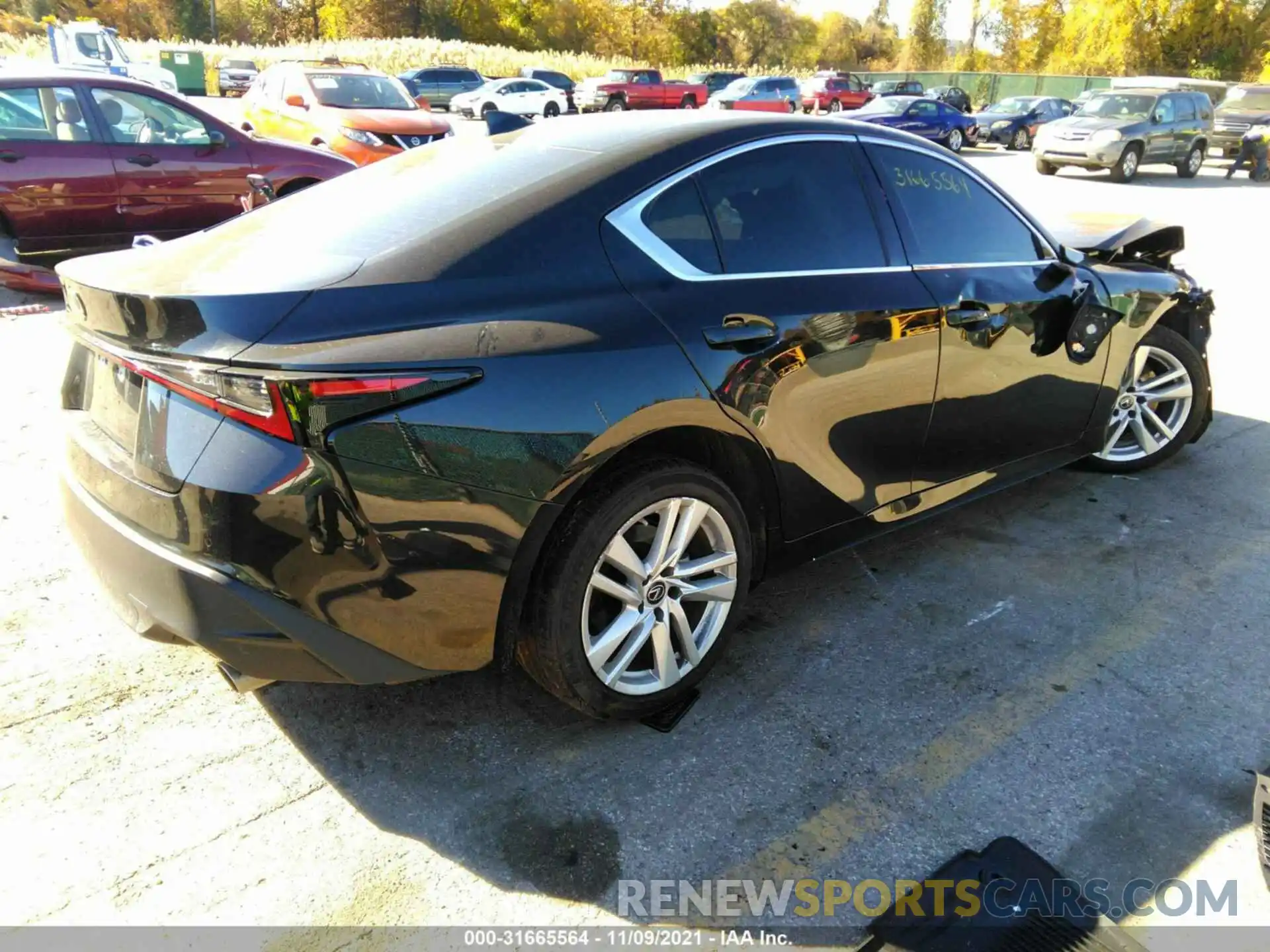 4 Photograph of a damaged car JTHC81F29M5044347 LEXUS IS 2021