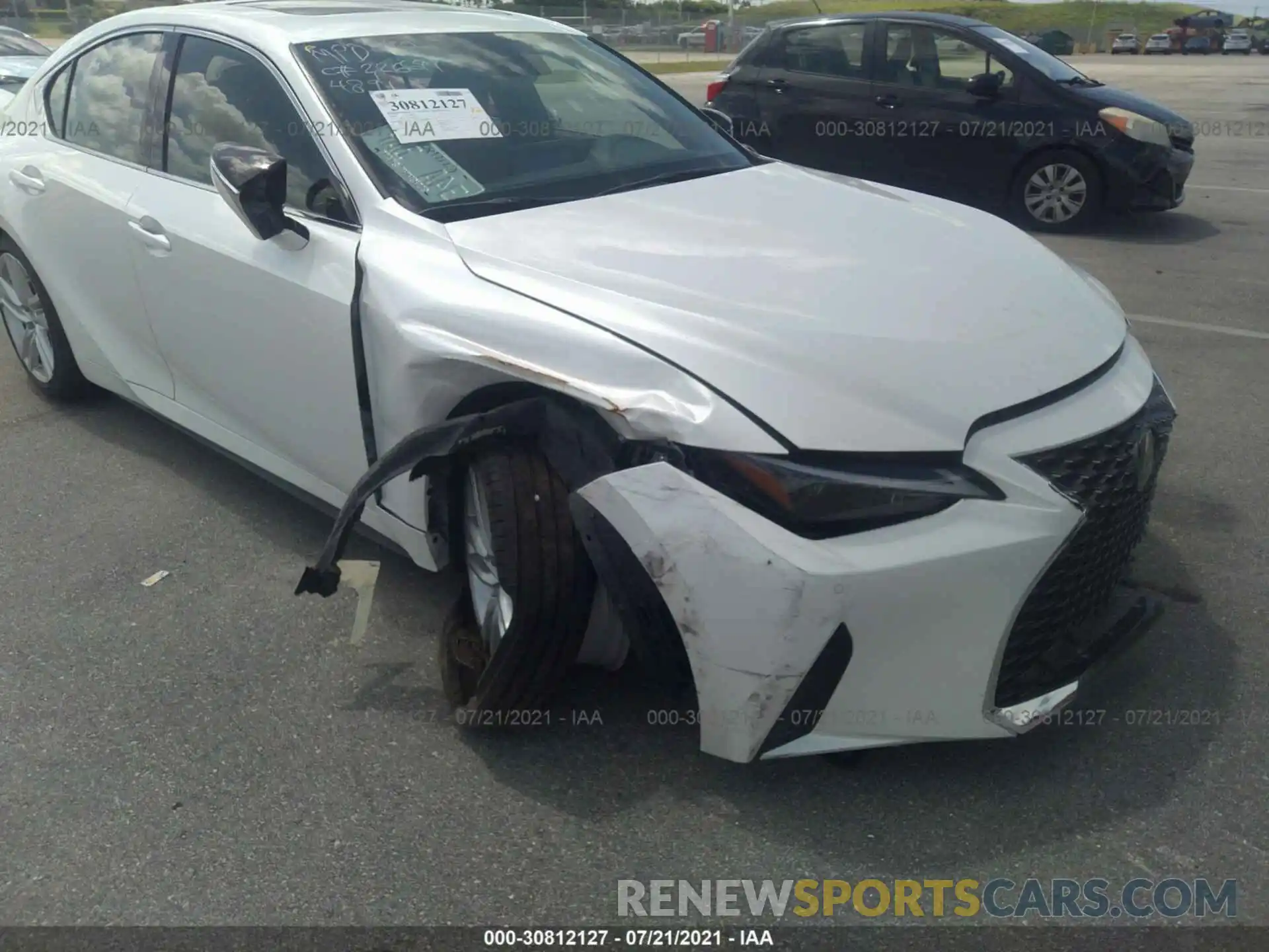 6 Photograph of a damaged car JTHCA1D20M5114891 LEXUS IS 2021