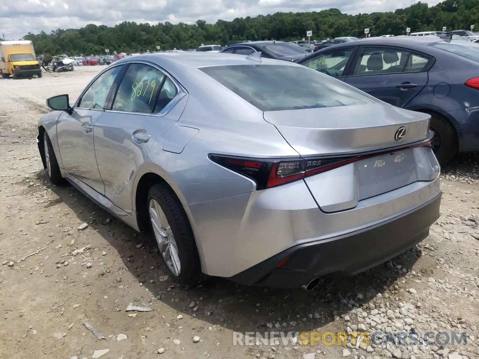 3 Photograph of a damaged car JTHCA1D21M5109375 LEXUS IS 2021