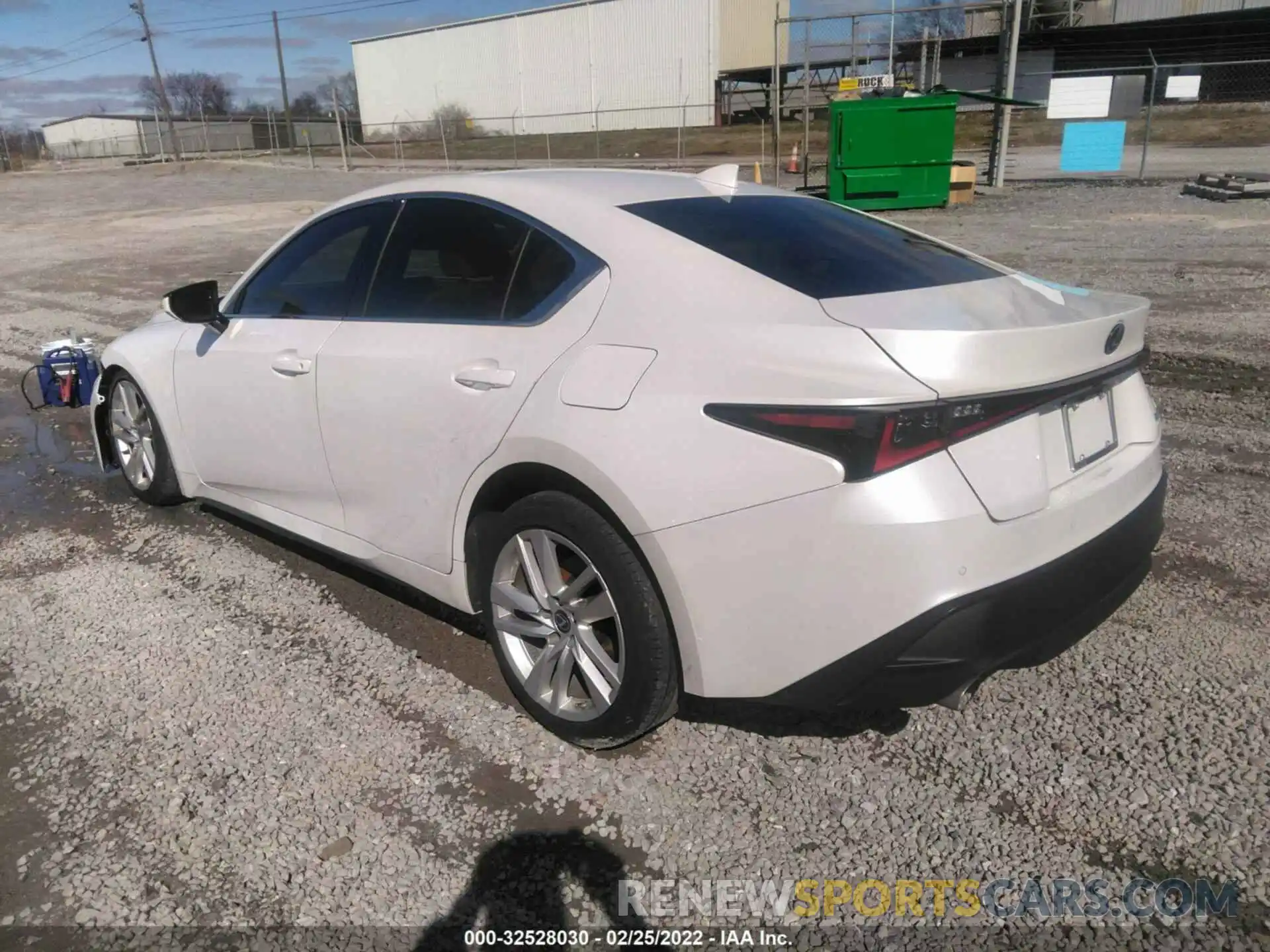 3 Photograph of a damaged car JTHCA1D21M5111742 LEXUS IS 2021