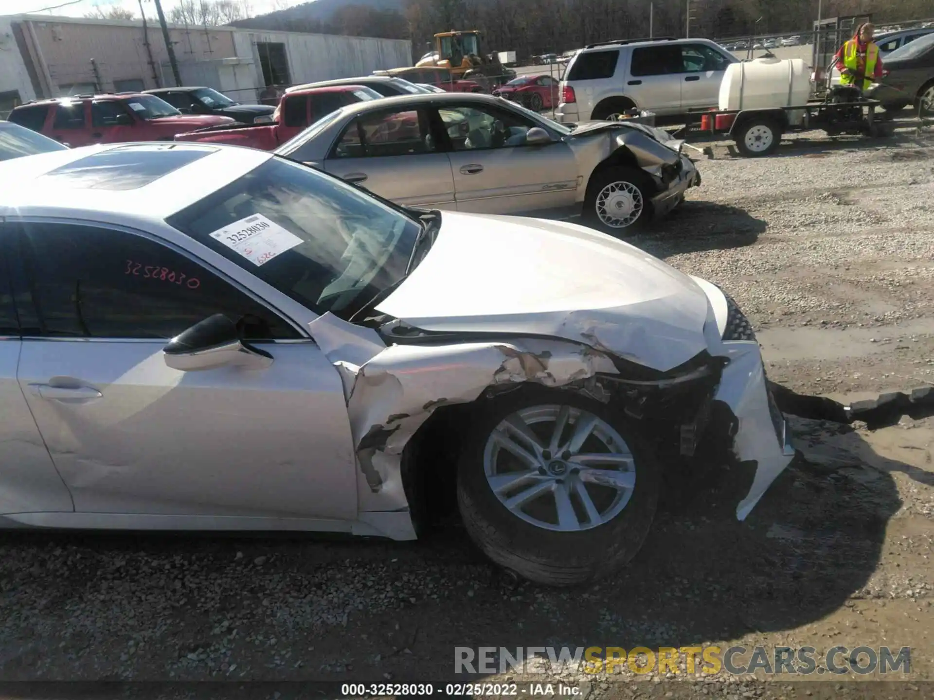 6 Photograph of a damaged car JTHCA1D21M5111742 LEXUS IS 2021