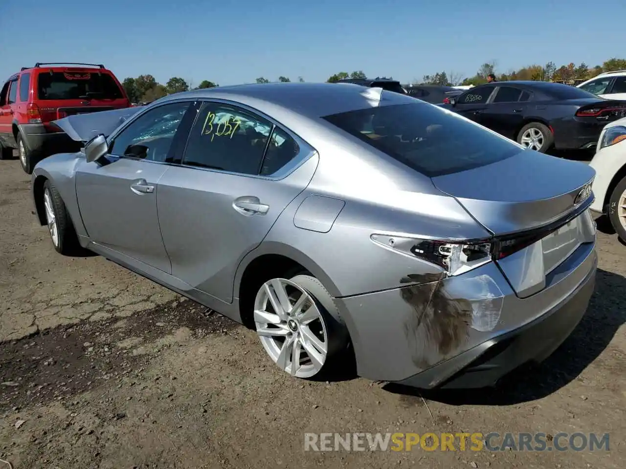 3 Photograph of a damaged car JTHCA1D21M5114902 LEXUS IS 2021