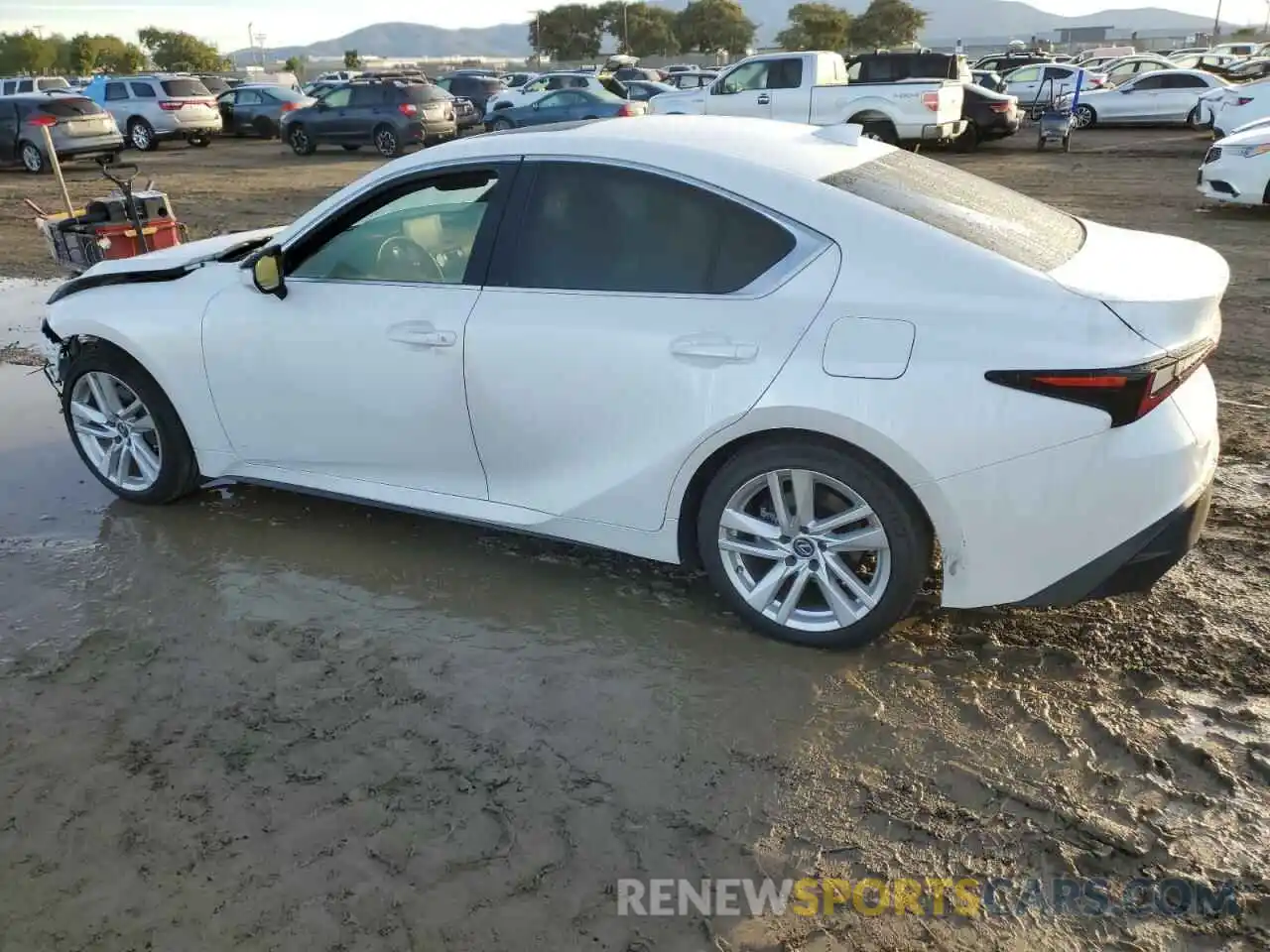 2 Photograph of a damaged car JTHCA1D22M5110549 LEXUS IS 2021